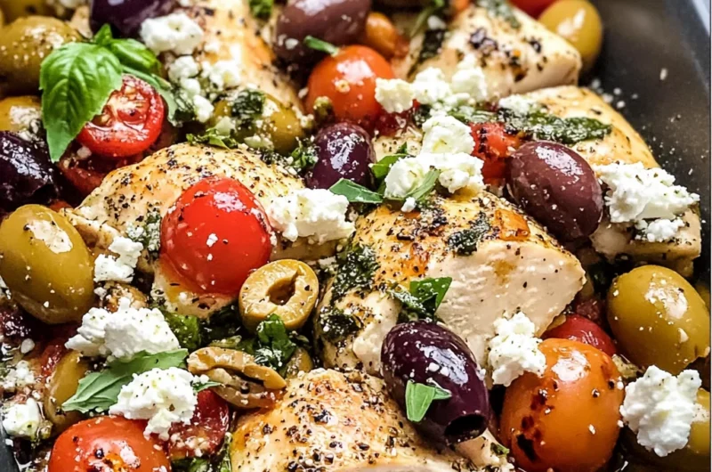 Greek Baked Chicken Breast with Feta