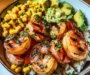 Grilled Shrimp Bowl with Avocado Corn Salsa