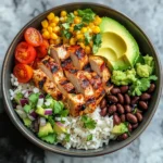 Healthy Chicken Burrito Bowl (High-Protein & So Satisfying)