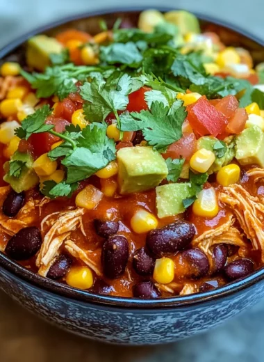 High-Protein Chicken Enchilada Bowls