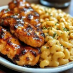 High-Protein Honey Garlic Butter Chicken with Mac & Cheese