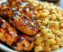 High-Protein Honey Garlic Butter Chicken with Mac & Cheese
