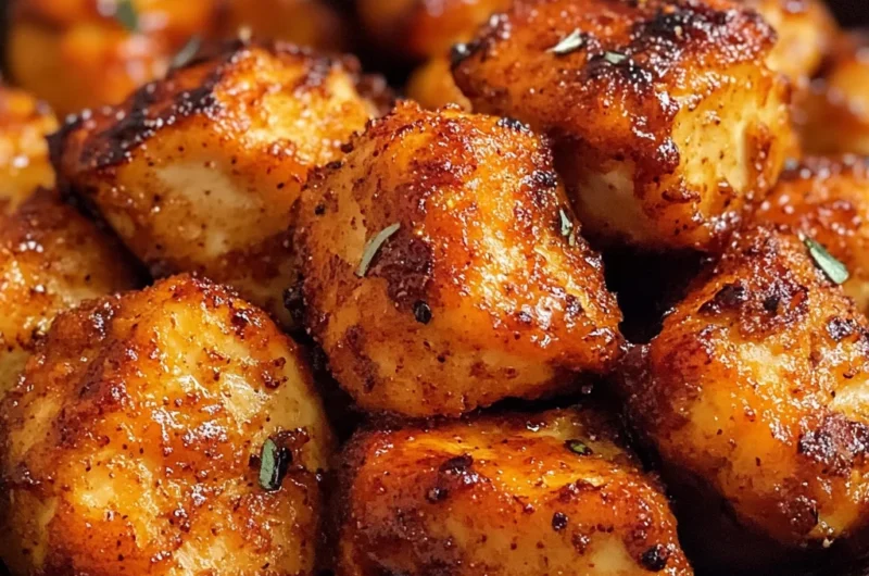 High Protein BBQ Chicken Bites