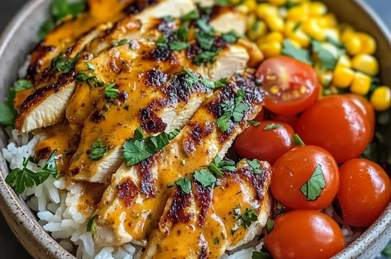 High Protein cowboy butter Chicken bowl