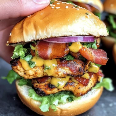 Honey Mustard Chicken BLT Sliders