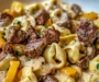 Indulge in Philly Cheesesteak Tortellini Pasta Bliss