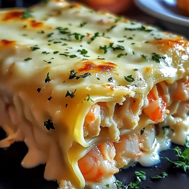 Indulgent Shrimp & Crab Alfredo Lasagna Roll-Ups You’ll Crave