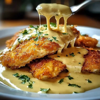 Irresistible Parmesan Crusted Chicken with Creamy Garlic Sauce