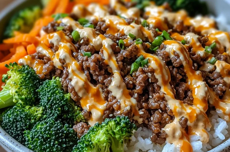 Korean Beef Bowl with Spicy Mayo: A Flavorful Delight!