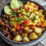 Loaded Fiesta Potato Bowls