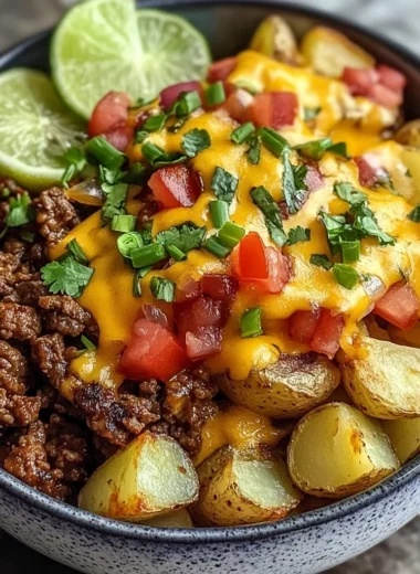 Loaded Fiesta Potato Bowls