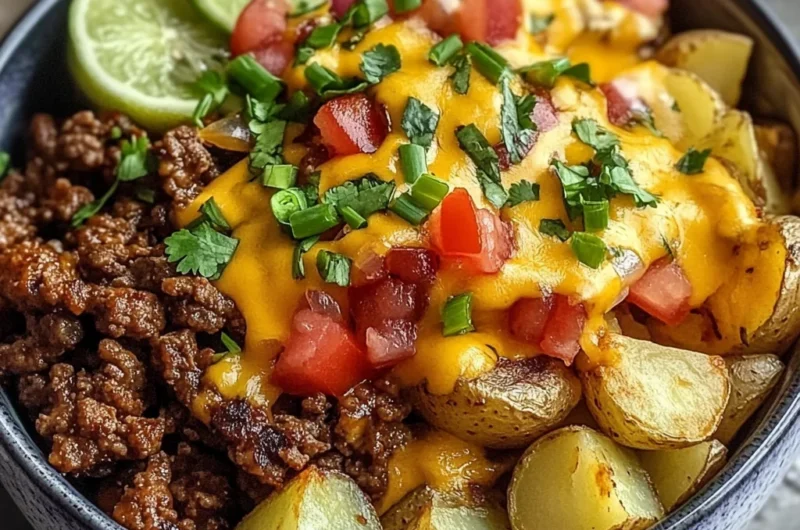 Loaded Fiesta Potato Bowls