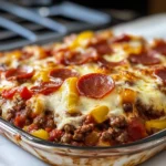 Low Carb Pizza Casserole (Easy, Cheesy & Family-Approved)