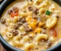 Macaroni Cheeseburger Soup