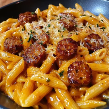 One-Pot Bold Honey BBQ Sausage Pasta
