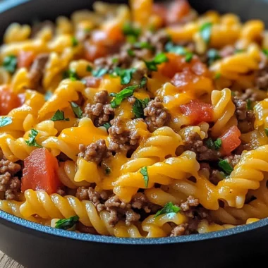 One Pot Beef Taco Pasta