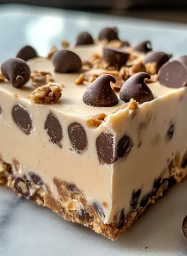 Peanut Butter Frozen Yogurt Bars