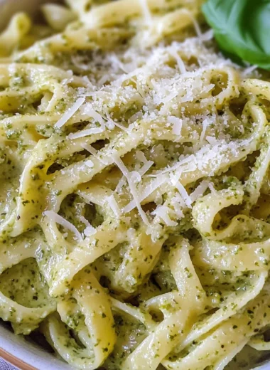 Pesto Cream Sauce