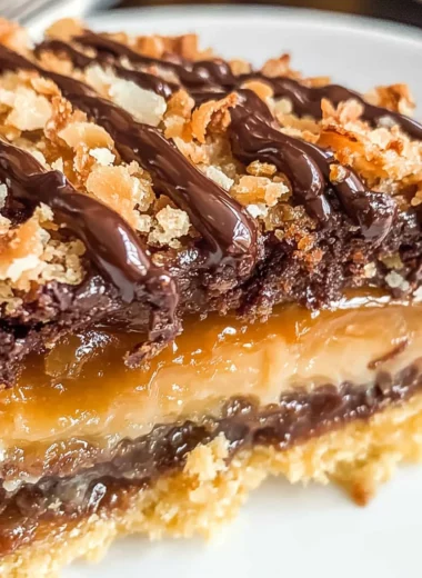 Samoas Cookie Pie