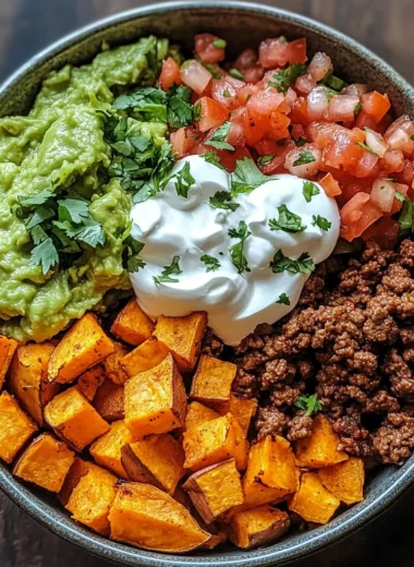Savory Sweet Potato Taco Bowl for Flavorful Weeknight Dinners