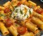 Spicy burrata rigatoni