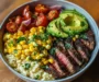 Steak Avocado Corn Bowl