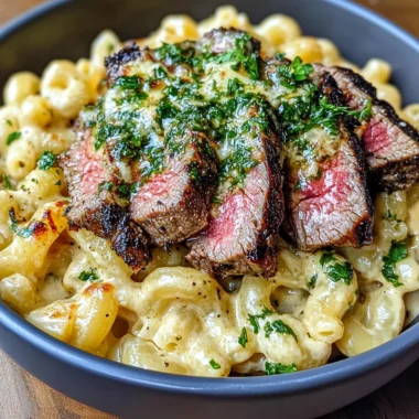Steak & Chimichurri Mac and Cheese