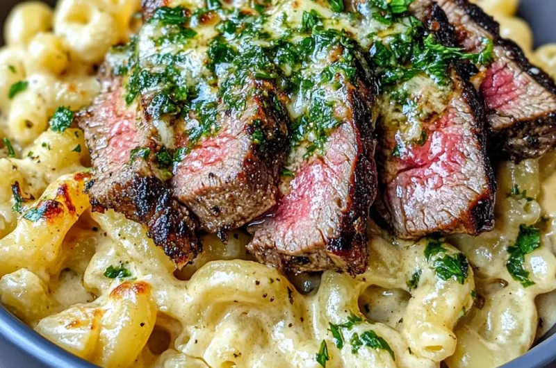 Steak & Chimichurri Mac and Cheese
