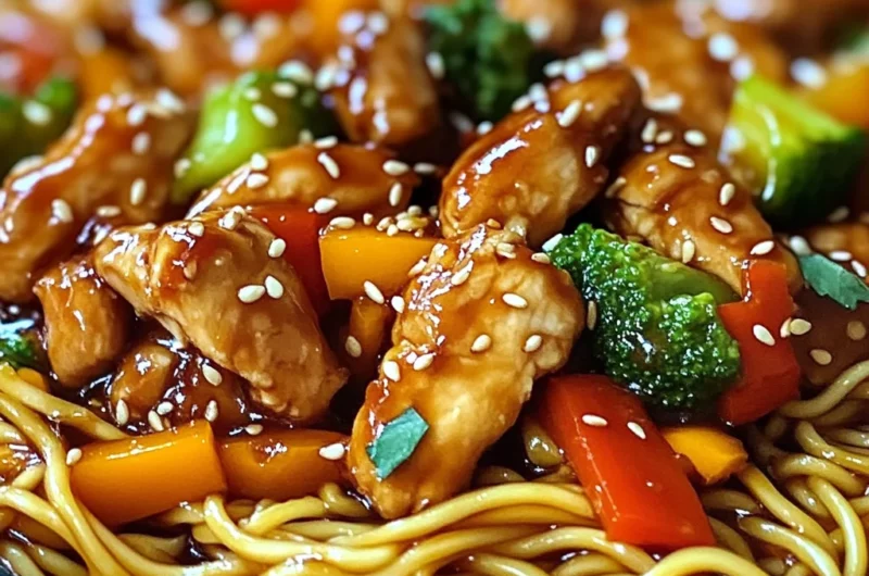 Sticky Garlic Chicken Noodles: Your Next Weeknight Win