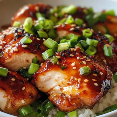 Sticky Honey Gochujang Chicken 