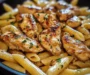 Sticky Smoky Garlic Butter Chicken Pasta