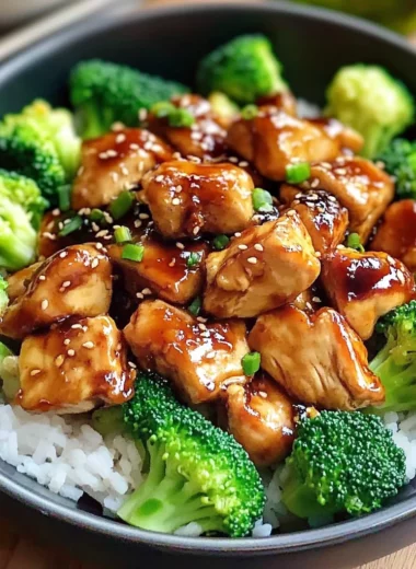 Sticky Teriyaki Chicken with Broccoli - thegirlskitchen