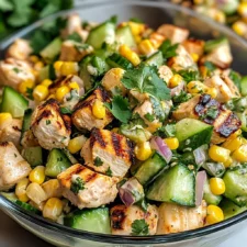Street Corn Creamy Cucumber Chicken Salad: An Amazing Ultimate Recipe