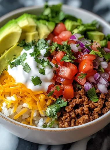 Taco Rice Bowls