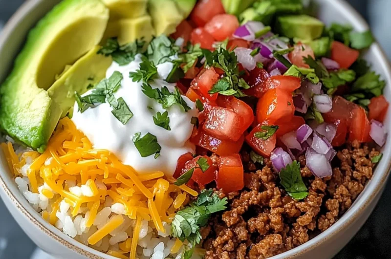 Taco Rice Bowls