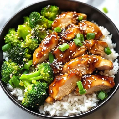Teriyaki Chicken Rice Bowls