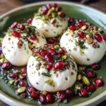 Burrata Christmas Ornament Appetizer