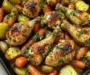 Crazy Good Herb-Roasted Chicken Drumsticks & Veggie Bake