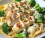 Creamy Chicken Alfredo Pasta with Broccoli