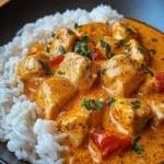 Creamy Chicken Paprika Dream with Rice