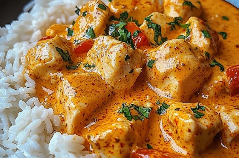 Creamy Chicken Paprika Dream with Rice
