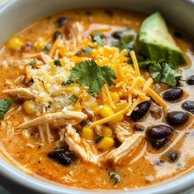 Creamy Chicken Tortilla Soup