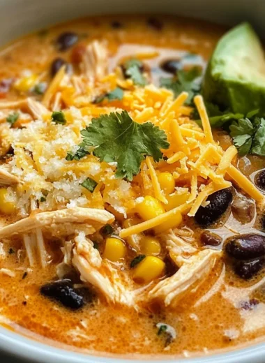 Creamy Chicken Tortilla Soup