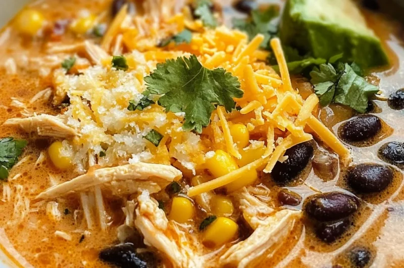 Creamy Chicken Tortilla Soup