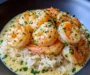Creamy Garlic Butter Shrimp with Fluffy Rice
