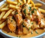 Creamy Paprika Chicken with Golden Fries A Bold Comfort Classic