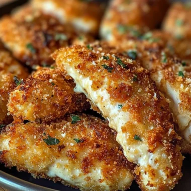 Crispy Ranch Parmesan Chicken Tenders
