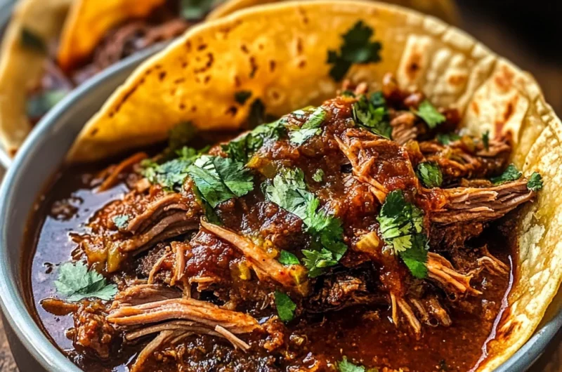 Crock Pot Birria Tacos