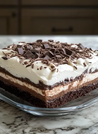 Easy Brownie Refrigerator Cake
