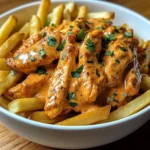 Epic Creamy Chicken Paprika Fries Bowl